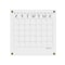 Martha Stewart Grayson Acrylic Dry Erase Wall Calendar w/Dry Erase Marker and Mntng Hrdwr, 14in. Sq, Clr w/Blk Prnt BR-AC-3636-BK-CLRBK-MS - alternate 10